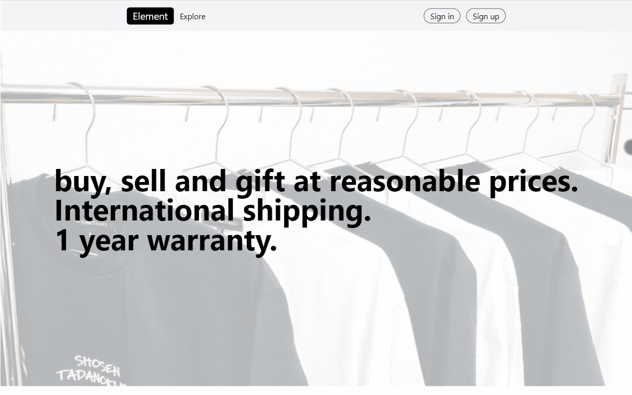 Element e-commerce